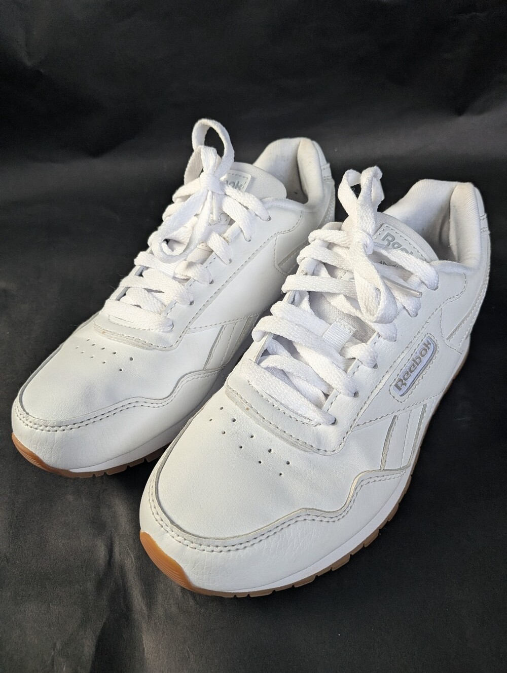 Reebok Womens Classic Harman Run CM9940 White Casual Shoes Sneakers Size 6
